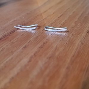 Sterling Silver Ear Climber Earrings